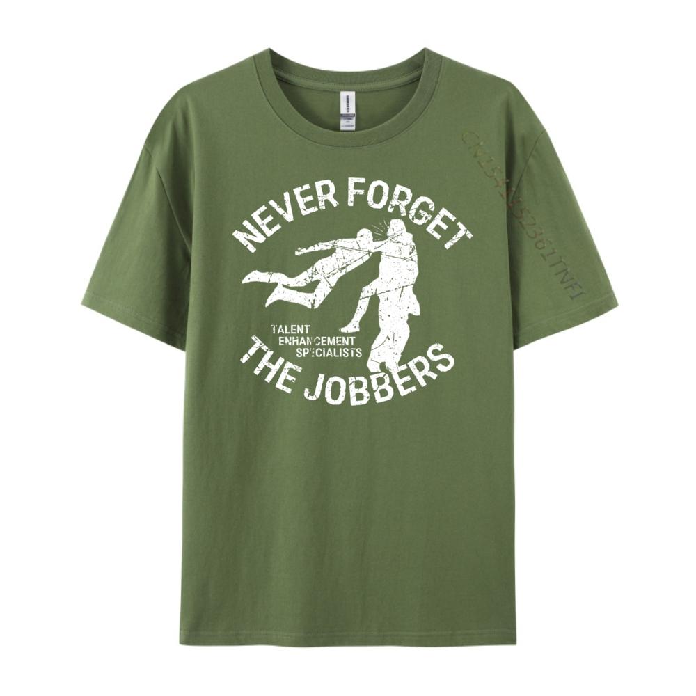 Pro Wrestling Never Forget The Jobbers Graphic Tee Shirt New In Tops Tees Outdoor Streetwear Short Sleeve