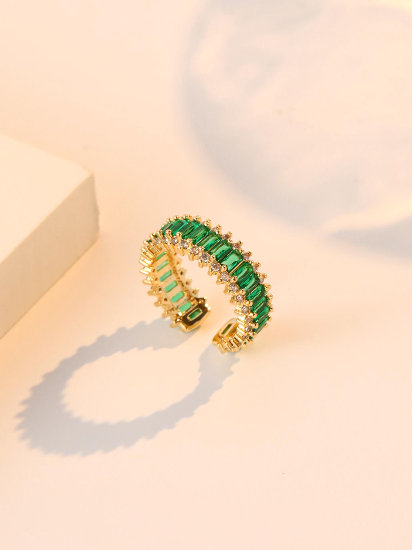 

Женское регулируемое кольцо с цирконом: Милый нишевый дизайн в японско-корейском стиле