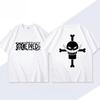 Hot Sale ONE PIECE Animation Derivatives White Beard Edward·Newgate Printed T-shirt Unisex Hip Hop Streetwear Oversized T-shirt