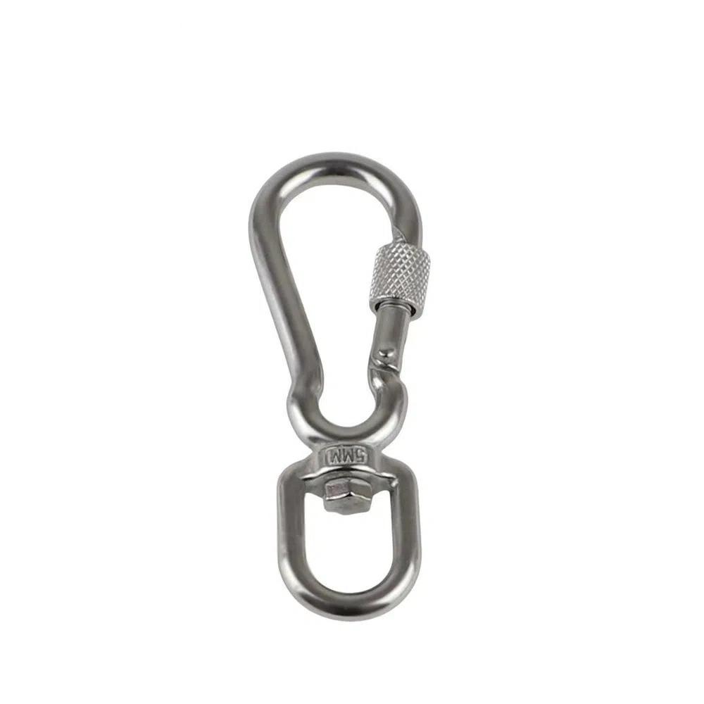 2Pcs 304 Stainless Steel Dog Leashes Clasp Multipurpose Pet Leash Buckle  for Dog Walking