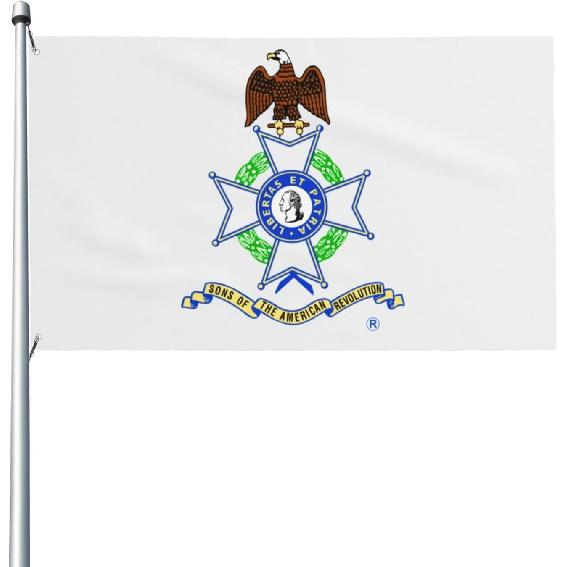 Sons Of The American Revolution 3 X 5 Foot Outdoor Decorative Flag,Garden Flag,Outdoor Single Flag