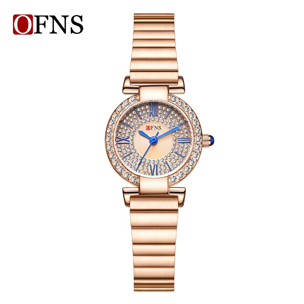Ofns 1519 Casual Women Watch Top Brand Luxury Business Fashion Waterproof Female Clock Quartz Original Lady Girl Wristwatch Gift