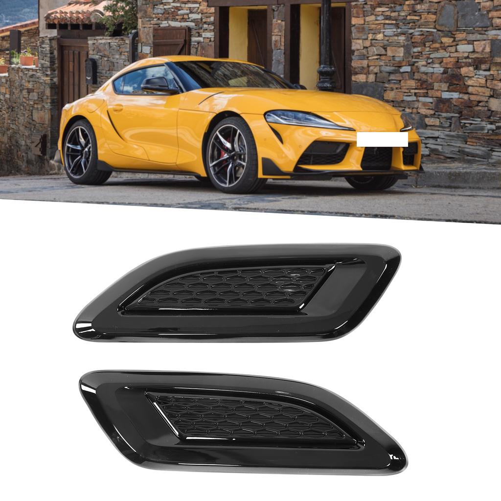 2PCS Car Engine Hood   Vent Outlet Trim Decorative Cover Replacement for GR   A90 2019‑2022