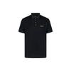 Solid Color Letter Logo Printed Short Sleeve Polo Shirt Men Tops Dark-Blue 8NZF80-Z8H4Z-1510
