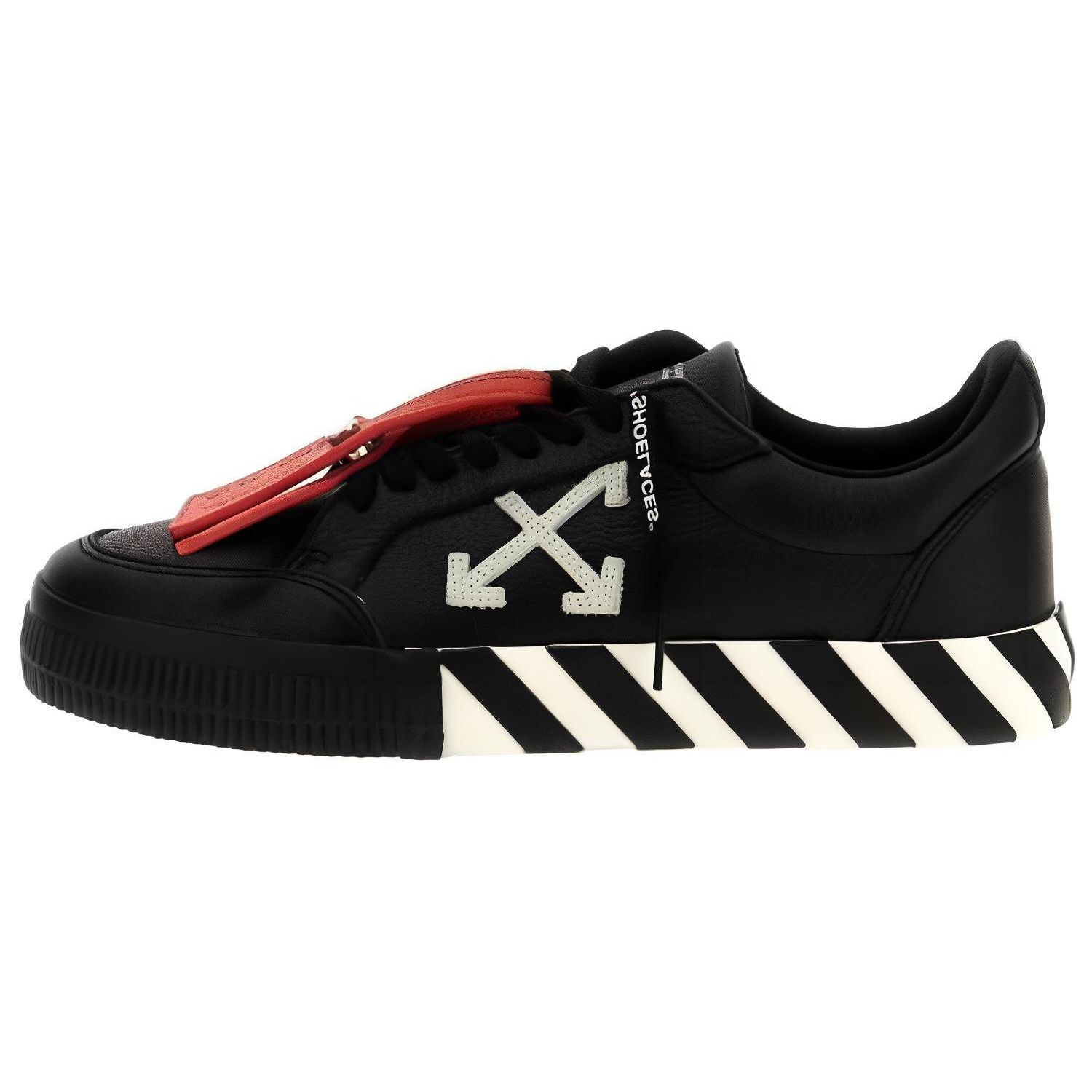 

Off-White Vulc Sneaker Black White 2023 Men Sneakers OMIA085C99LEA003-1001 41