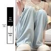 Women's Ice Silk White Wide-Leg Pants - Summer 2025 Collection