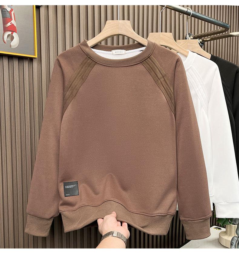 Crew Neck Sweater Men's Fashion New Loose and Versatile Boys' Youth Sports Top