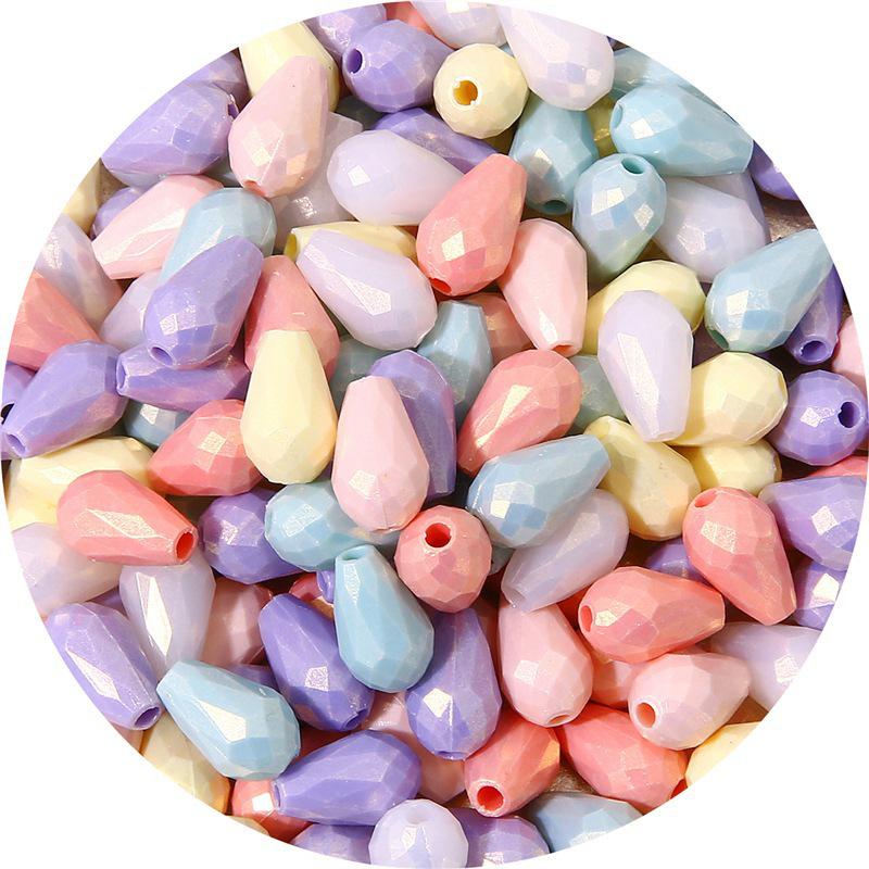 Macaron Acrylic Beads for DIY Jewelry Making - Straight Hole