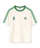 Geulapig Dove Oversized Track Short Sleeve T-Shirt 4 Colors [Grse_3502]