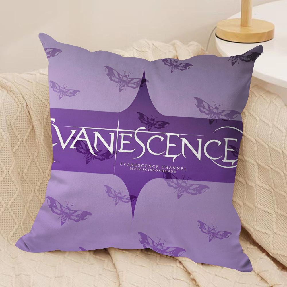 

Hot Rock E-Evanescence Cushion Cover Soft Plush Fabric Double-Sided Printed Sofa Cushion Cover for All Seasons Home Decor Gift 30cmx30cm