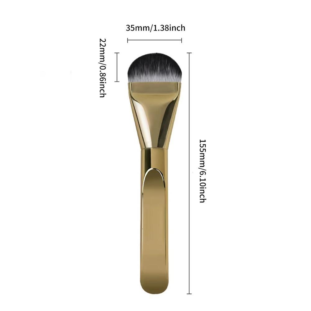 Ultra-thin Foundation Brush Non-marking No Powder Concealer Brush Wide Tongue Flat Head Makeup Brush Women Beauty Tools