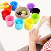 Wooden Color Sorter Game Toys 10 Color Sorting Matching Toys Balls In Cups Montessori  Kids Toy