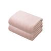Carari Bath Towel Set of 2, Microfiber KOS with 5x Water Absorption Power, Pink, Quickly Absorbs Water Between the Fibers, Quick Drying, Marshmallow