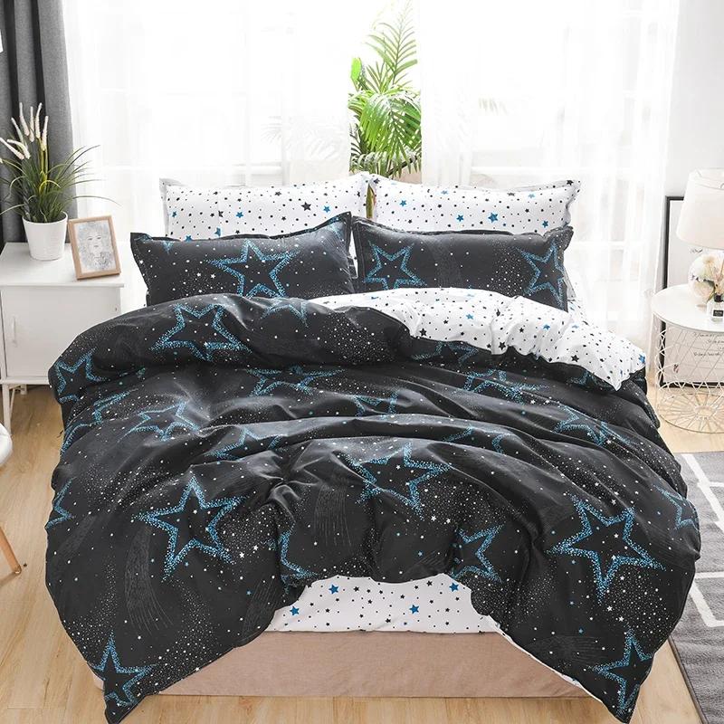Blue Dinosaurs Soft Duvet Cover Quen Children Kids Carton Warm Comforter Covers Sets for Young Boys Soft Lovely Animals Patern Beding Set Home Decor