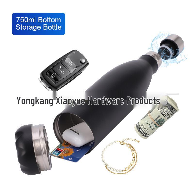 750ml Stainless Steel Insulated Cup with Removable Bottom for Outdoor Use - Cold Storage & Preservation