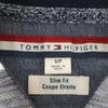 Tommy Hilfiger Bordürenmuster Kurzarm Slim Fit Poloshirt S Marineblau Herren Gebraucht
