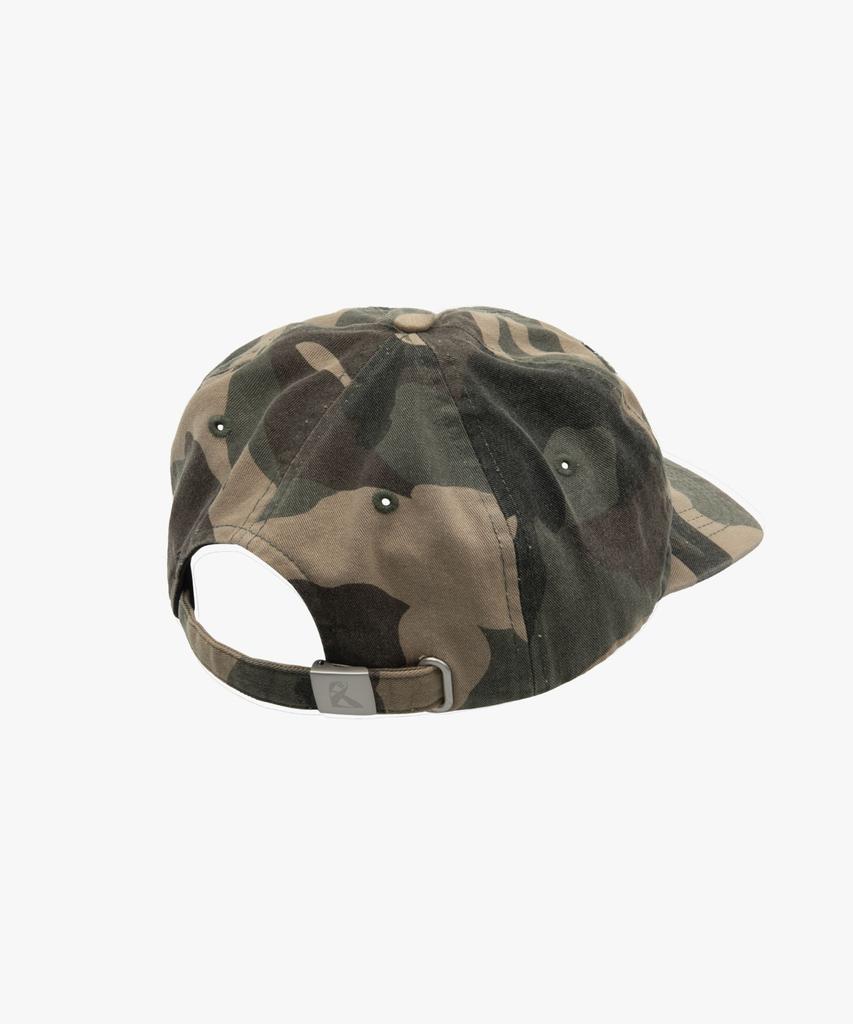 Liomeu Denim Applique Washed Ball Cap_Camo