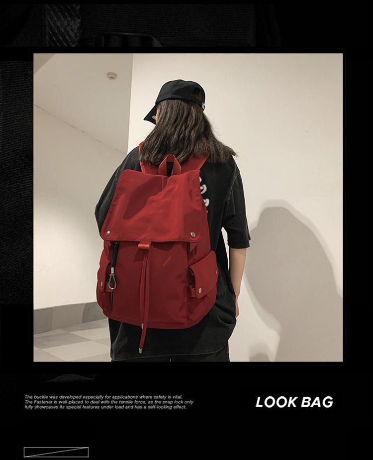 Large Capacity Cross-Border Student Backpack - Unisex Double Shoulder Bag in Korean Academy Style