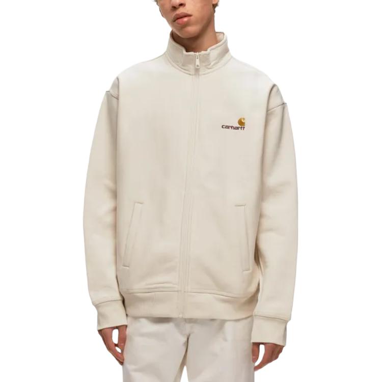 Carhartt WIP Giacca da Uomo con Zip, Collo Alto, Vestibilità Larga, Manica Lunga, Ricamo Logo I031686-05-XX