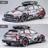 Mașină Model Aliaj Turnat Sub Presiune RS6 Racing Scară 1/24 - Articol Elegant de Colecție, Cadou Perfect pentru Iubit, Obiect de Colecție demn de Expus