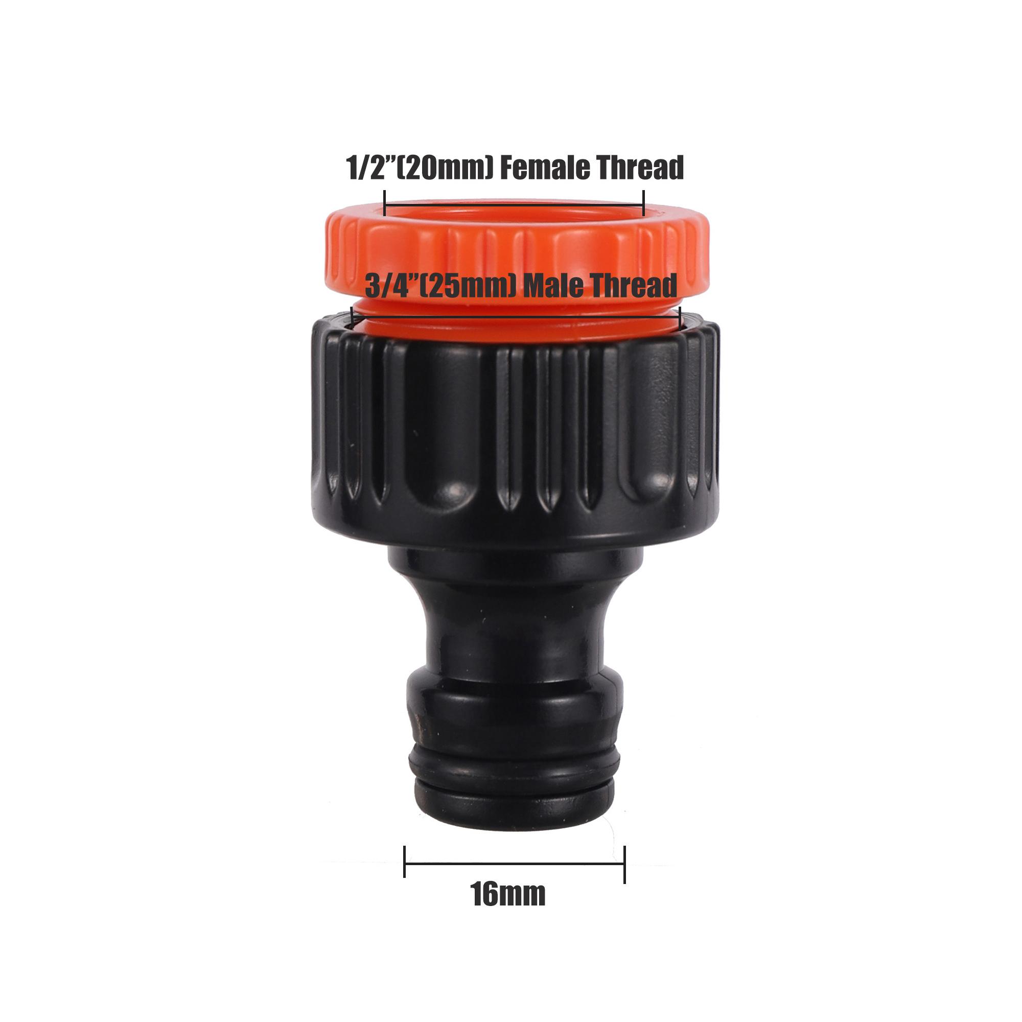 Water Hose Soft PVC Pipe 12x16mm Garden Irrigation Hose Faucet Adapter Quick Connect Car Wash Water Hose Fitting