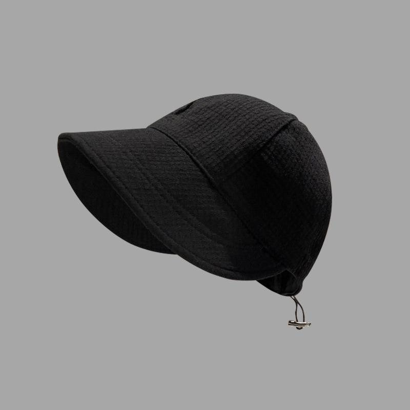 Foldable Wide Brim Sun Hat Drawstring Adjustable Caps for Men Women Beach Hats Summer Quick-drying Visors Fisherman Cap