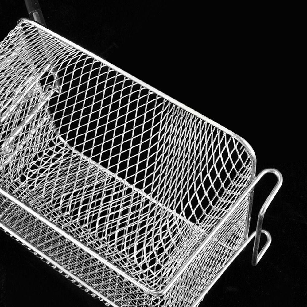 Stainless Steel Frying Mesh Basket Square French Fries Frame Frying Net for Fry Chicken Fries