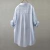 Women's Loose Fit Drop-Shoulder Long Sleeve Shirt