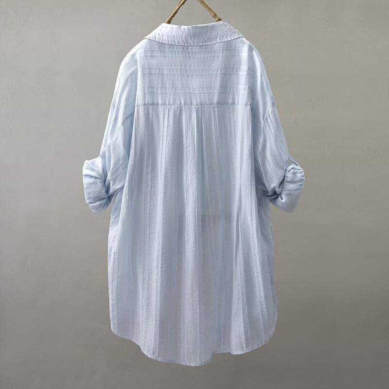 Women's Loose Fit Drop-Shoulder Long Sleeve Shirt