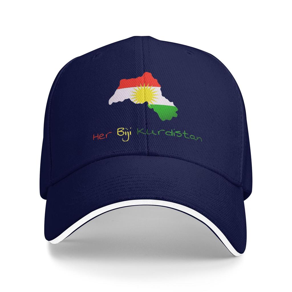Unisex Kurdistan Map Outdoor Hat Summer  Sun Baseball Caps Casual Baseball Cap 2026 Sports Hats