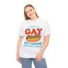 Yeah I'm Gay Got A Yearning for Hot Dogs Funny Meme LGBTQ T-Shirt; Retro Acrony