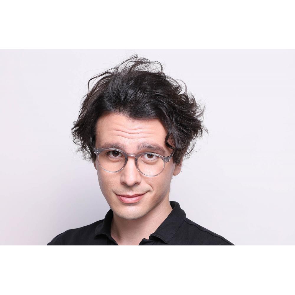 Full Rim Oval Transparent Grey Smartbuy Collection Chade Cp123 Fashion Unisex Eyeglasses