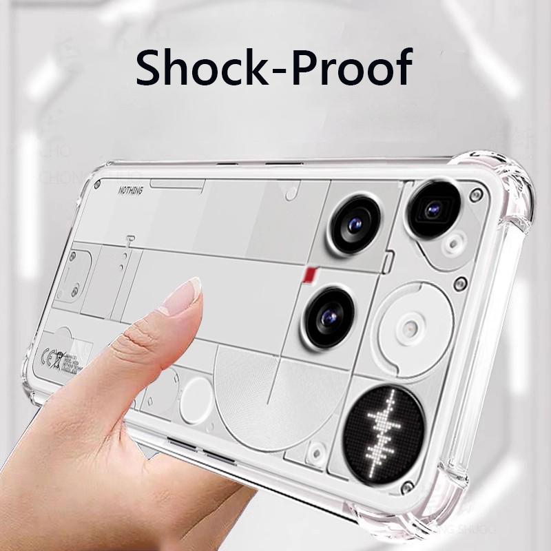 Airbag ShockProof Soft Clear Back Cover For Nothing Phone 3 Nothing Phone3 5G Phone Case