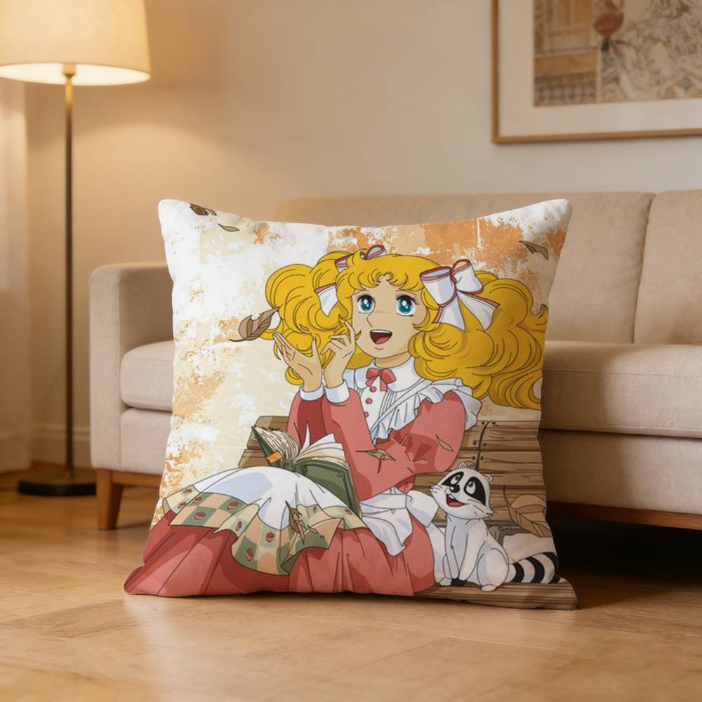 Anime Ccandy süße Süßigkeiten Kissenbezug Kissenhülle Überwurf-Kissenbezug für Auto Sofa
