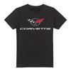 Chevrolet Unisex Adult Corvette Modern Emblem T-Shirt