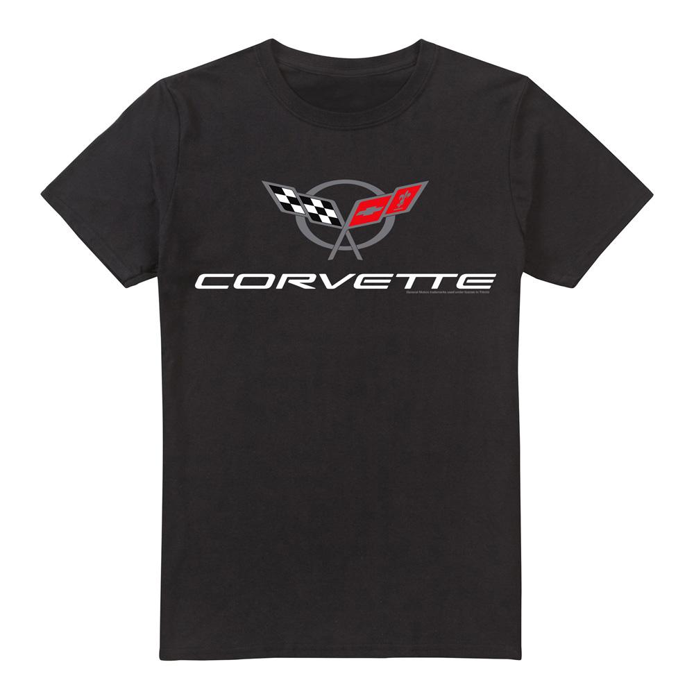 Chevrolet Unisex Adult Corvette Modern Emblem T-Shirt