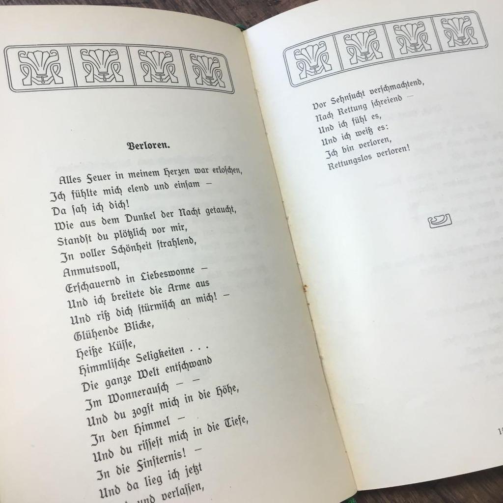 [USED] Foreign books, German, antique books, poetry collections