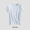 Women's 2026 Easy Care Mulberry Silk Round Neck T-shirt - Casual, Breathable, Short Sleeve, Skin-Friendly.
