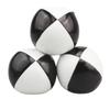 Set of 3 PU Leather Juggling Balls Durable Soft Filled Beanbags for Circus Performance Practice and Skill Development