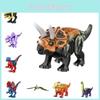 Colorful Jurassic Bagged Dinosaur Building Blocks 8 Varieties Of Intelligent Toys