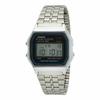 Casio Watch A159WA-N1DF Silver Black Dial