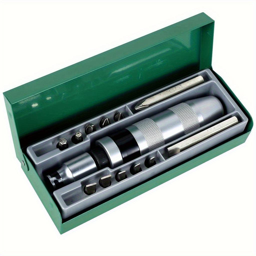 Set de șurubelnițe cu impact 13 buc/set, set de instrumente de reparare a șuruburilor cu impact multifuncțional