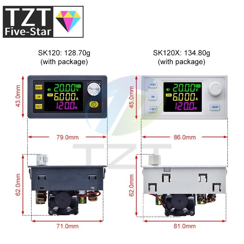 SK120 SK120X DC Buck Boost Converter CNC Adjustable Regulated Power Supply Module Constant Voltage Current Solar Charge Module
