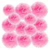 4"/6"/8" Tissue Pom Poms Flowers, 12 Pack Paper Flower Ball for Wedding Bridal Shower Birthday Bachelorette Party