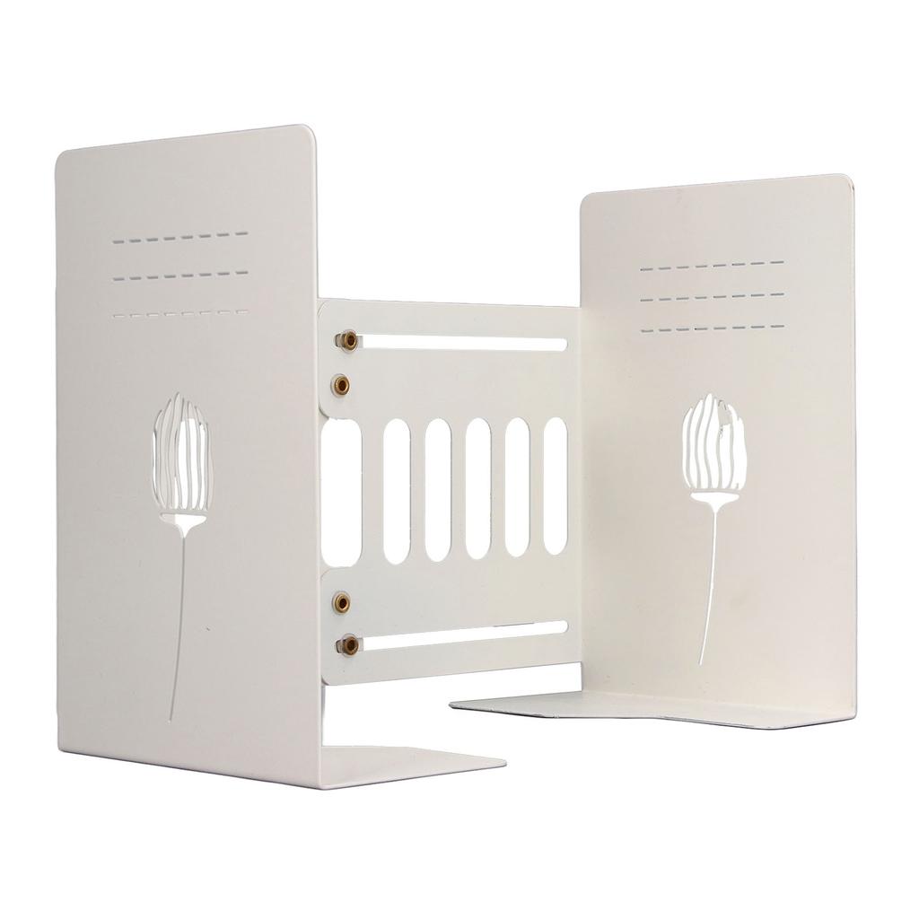 4Pcs Retractable Book Ends Retractable Design Heavy Duty Metal Widely Used Metal Bookends for Books