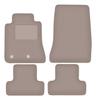 Beige Velour Floor Mats For: Ford Mustang MK6 Coupe (2014-)