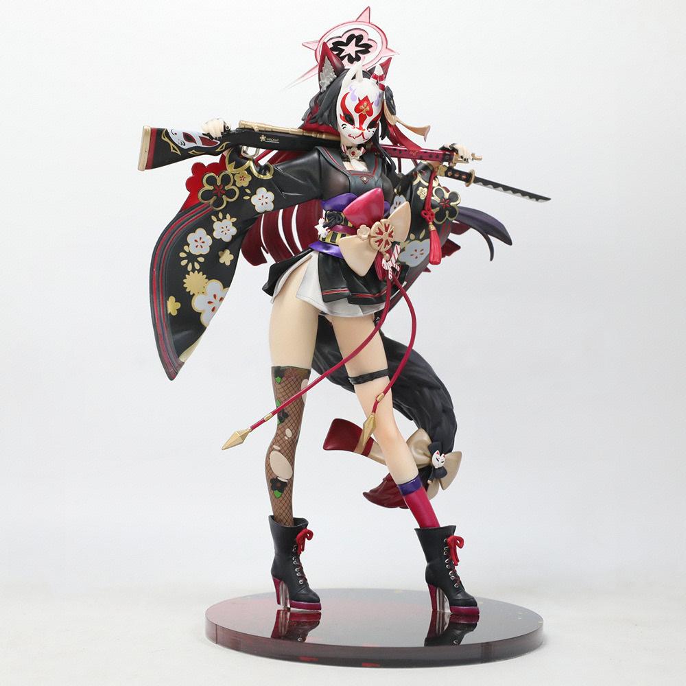 Wakamo Standing Position Game Girl Figure Model Statue Boys Collection Desktop Decoration Ornament Toy Gifts