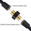 Tool Daily Pressure Washer M22 To 3/8" Quick Connect 3/4" To Quick Release M22 Male Hose Adapter, 9-Pack