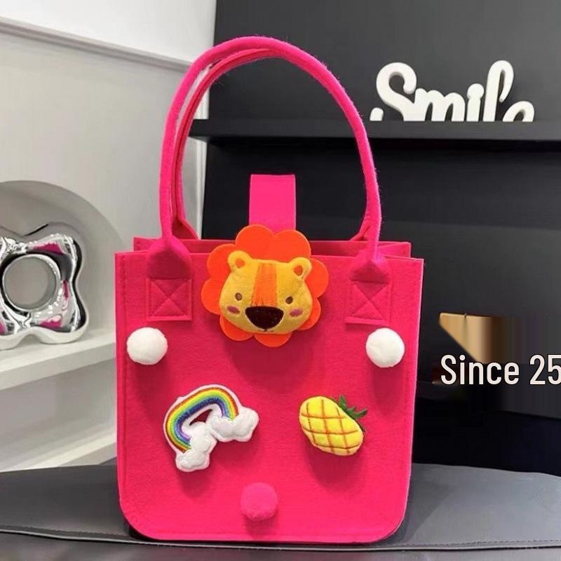 Cute Cartoon Handbag: Perfect Gift & Convenient Shopping Tote for Moms