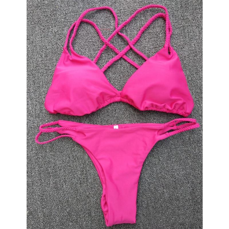 Set Bikini di Qualità Premium Sexy da Donna Push Up Imbottito Costumi da Bagno Brasiliani Per Amanti della Spiaggia